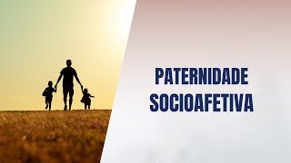 Paternidade socioafetiva [upl. by Nemsaj739]