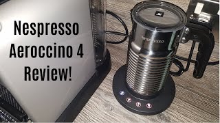 Nespresso Aeroccino 4 Milk Frother Review  Worth upgrading from the Aeroccino 3 [upl. by Hulton336]