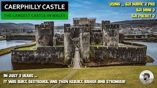 Caerphilly Castle  The Largest in Wales 2nd in Britain [upl. by Rehtaeh]