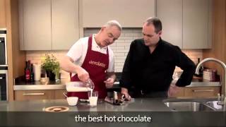 How to make a hot chocolate using an aerolatte milk frother [upl. by Siol]